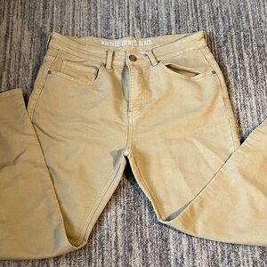 Vintage Genes Black Men's Slim Jeans - Tan